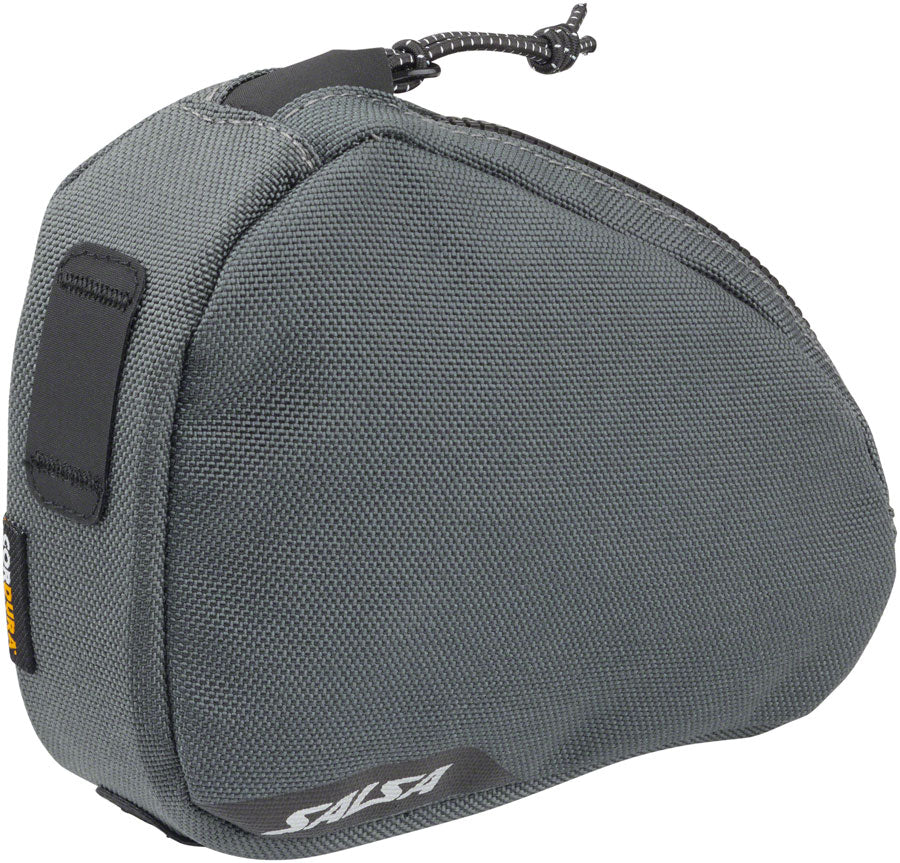 NEW Salsa EXP-R Series Cattail Rear Top Tube Bag - Gray - Around the Cycle