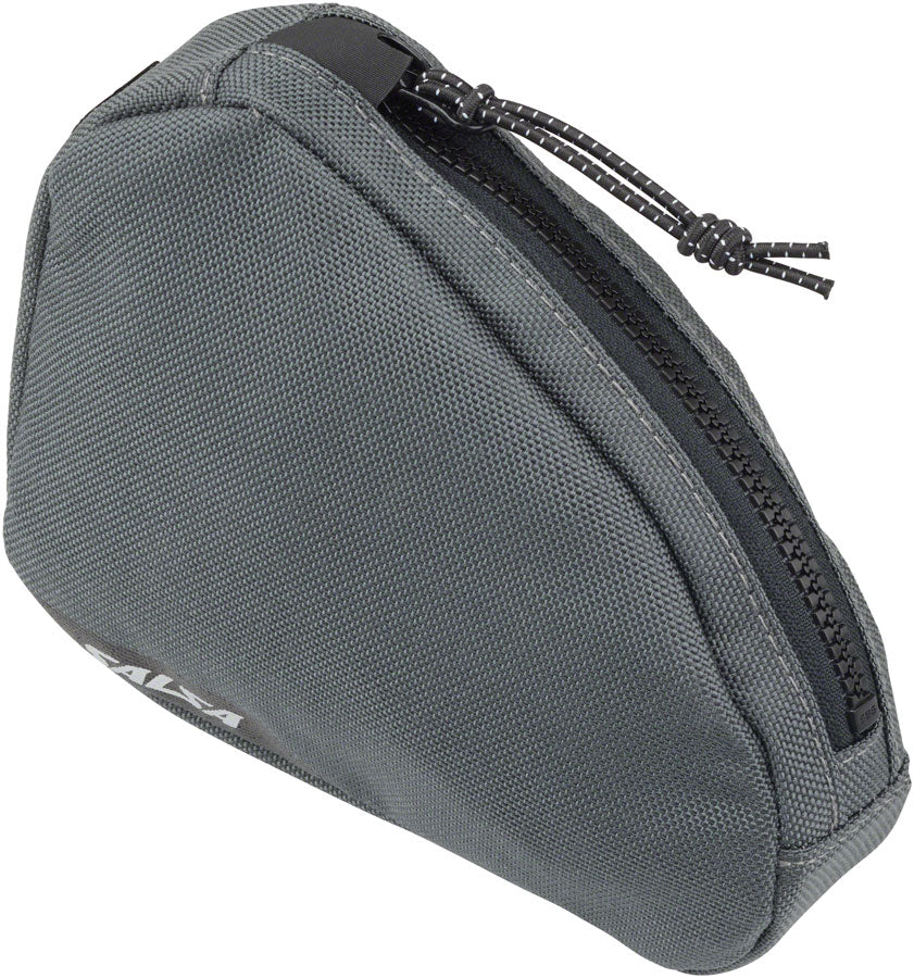 NEW Salsa EXP-R Series Cattail Rear Top Tube Bag - Gray - Around the Cycle
