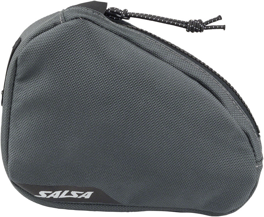 NEW Salsa EXP-R Series Cattail Rear Top Tube Bag - Gray - Around the Cycle