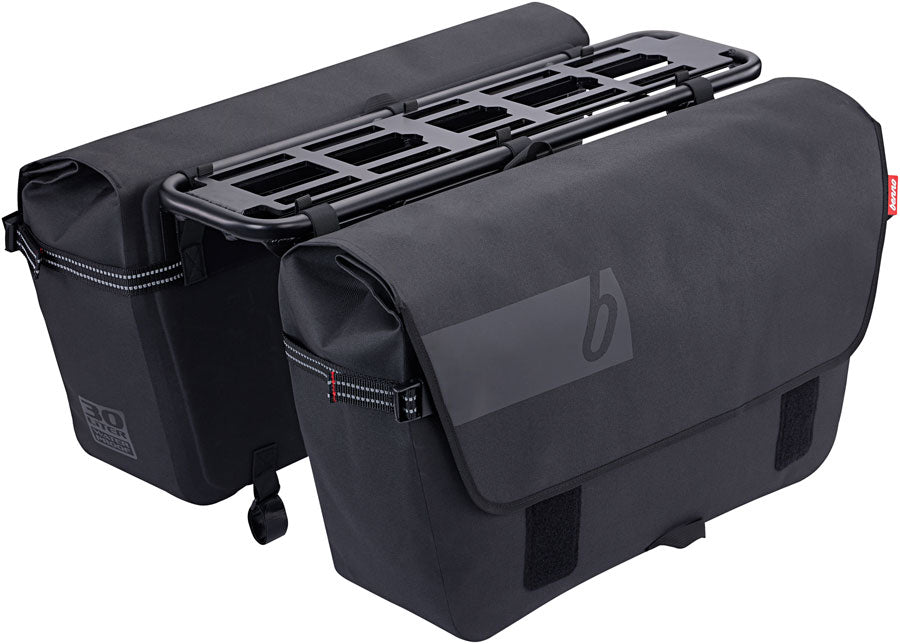 NEW Benno RemiDemi XL Pannier Bag - Waterproof, 30L, Black