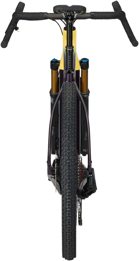 NEW Salsa Tributary C Force XO AXS Transmission SUS Gravel Ebike - 29", Carbon, Amethyst/Yellow - Around the Cycle