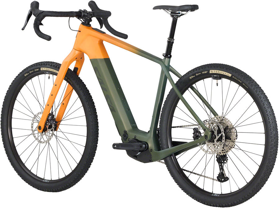 NEW Salsa Tributary C GRX 820 Gravel Ebike - 29", Carbon, Dark Pine/Terracotta - Around the Cycle