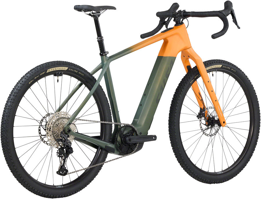 NEW Salsa Tributary C GRX 820 Gravel Ebike - 29", Carbon, Dark Pine/Terracotta - Around the Cycle