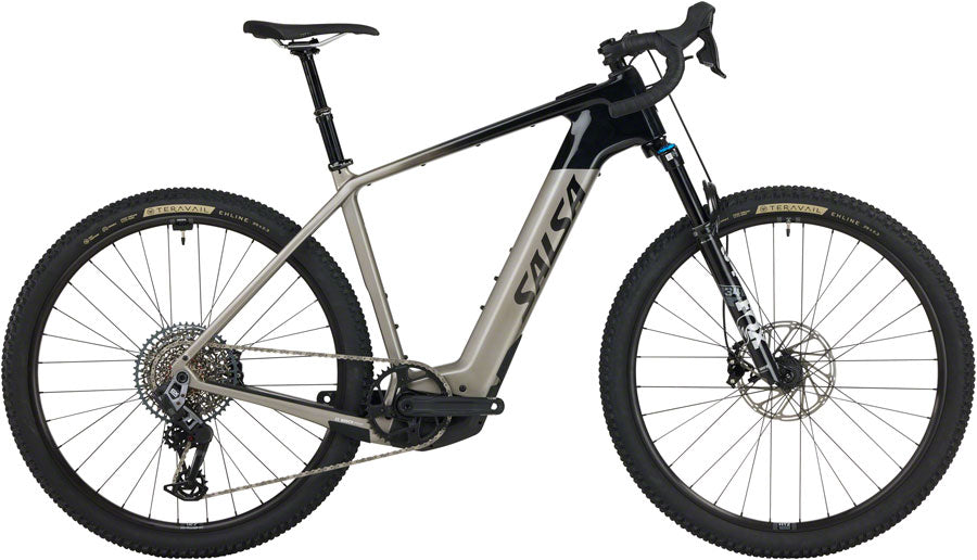 NEW* Salsa Tributary C Rival GX AXS Transmission SUS Gravel Ebike - 29", Carbon, Charcoal/Black, SM, GRADE A - LIKE NEW