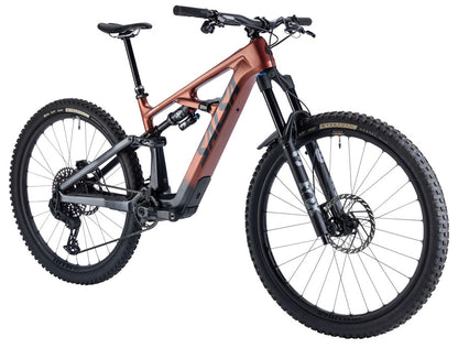 NEW Salsa Moraine C X0 AXS Transmission Mountain Ebike - 29", Carbon, Charcoal / Red Cedar