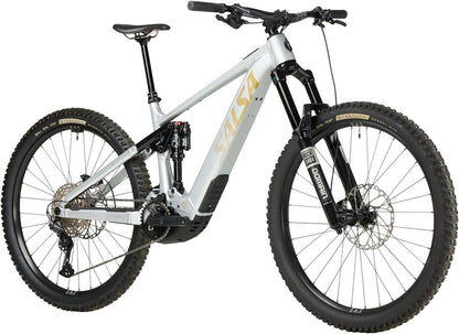 NEW Salsa Notch Deore 12 Mountain Ebike - 29", Aluminum, Silver - Around the Cycle