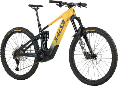 NEW Salsa Notch C Deore 12 Ebike - 29", Carbon, Slate / Apricot - Around the Cycle
