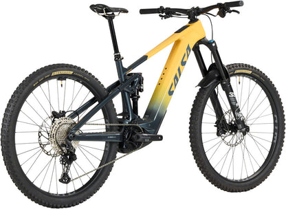 NEW Salsa Notch C Deore 12 Ebike - 29", Carbon, Slate / Apricot - Around the Cycle