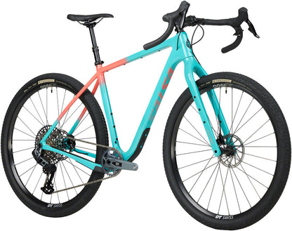 NEW Salsa Cutthroat C Rival GX AXS Transmission Bike - 29", Carbon, Teal Fade - Around the Cycle