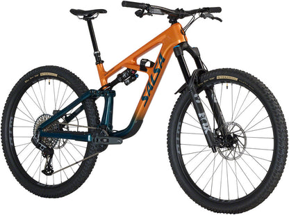 NEW Salsa Blackthorn 145 C GX AXS Transmission Full Suspension All-Mountain Bike - 29", Carbon, Slate / Terracotta - Around the Cycle