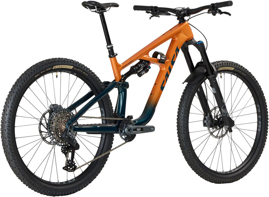 NEW Salsa Blackthorn 145 C GX AXS Transmission Full Suspension All-Mountain Bike - 29", Carbon, Slate / Terracotta - Around the Cycle