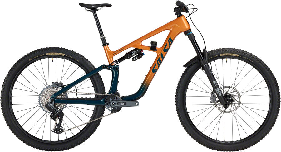 NEW* Salsa Blackthorn 145 C GX AXS Transmission Full Suspension All-Mountain Bike - 29", Carbon, Slate / Terracotta, XL, GRADE A - LIKE NEW