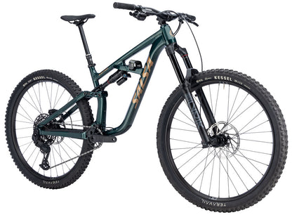 NEW Salsa Blackthorn 145 Eagle 70 Transmission Full Suspension All-Mountain Bike - 29", Aluminum, Black Spruce