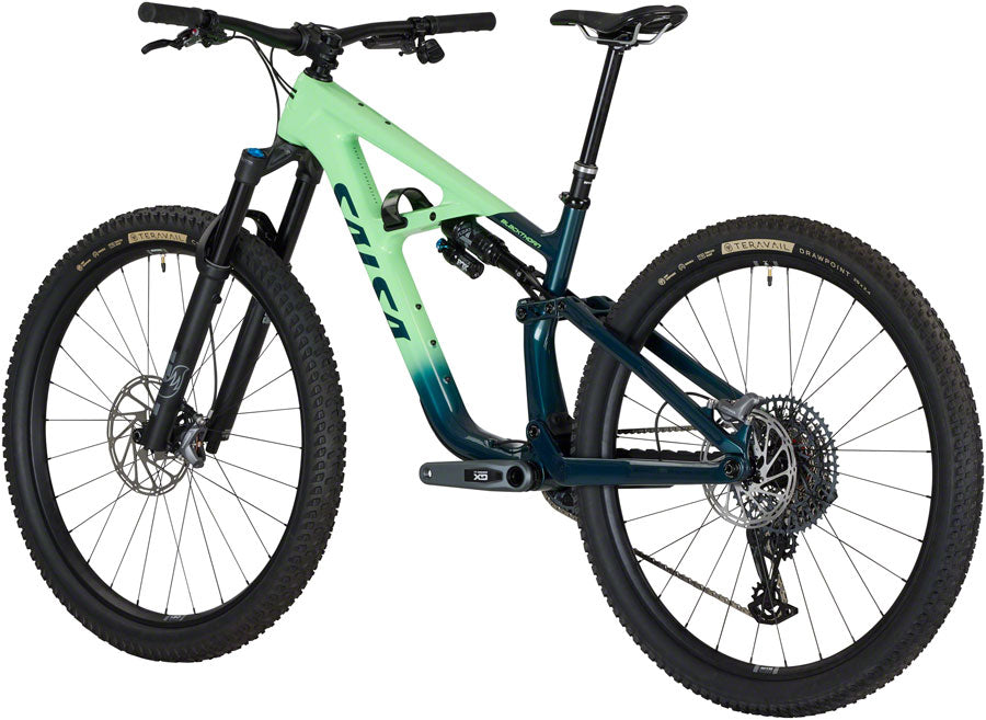 NEW Salsa Blackthorn 125 C GX AXS Transmission Full Suspension Trail Mountain Bike - 29", Carbon, Slate / Citrus - Around the Cycle