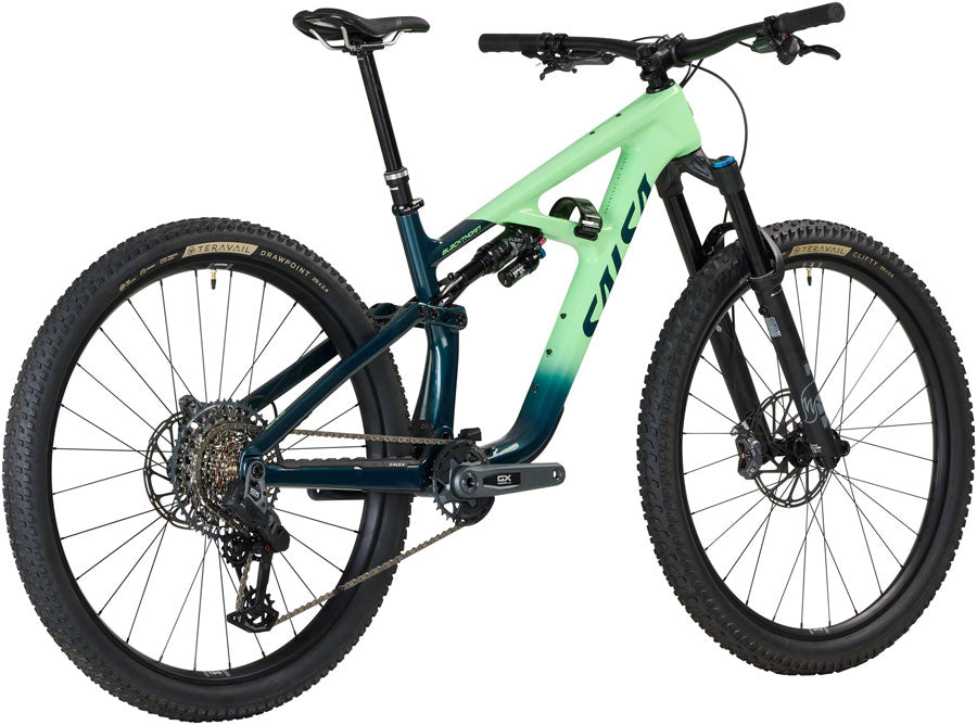 NEW Salsa Blackthorn 125 C GX AXS Transmission Full Suspension Trail Mountain Bike - 29", Carbon, Slate / Citrus - Around the Cycle