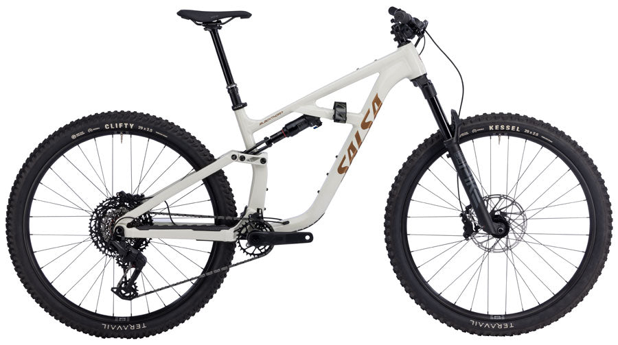 NEW Salsa Blackthorn 125 Eagle 70 Transmission Full Suspension Trail Mountain Bike - 29", Aluminum, Vapor Gray