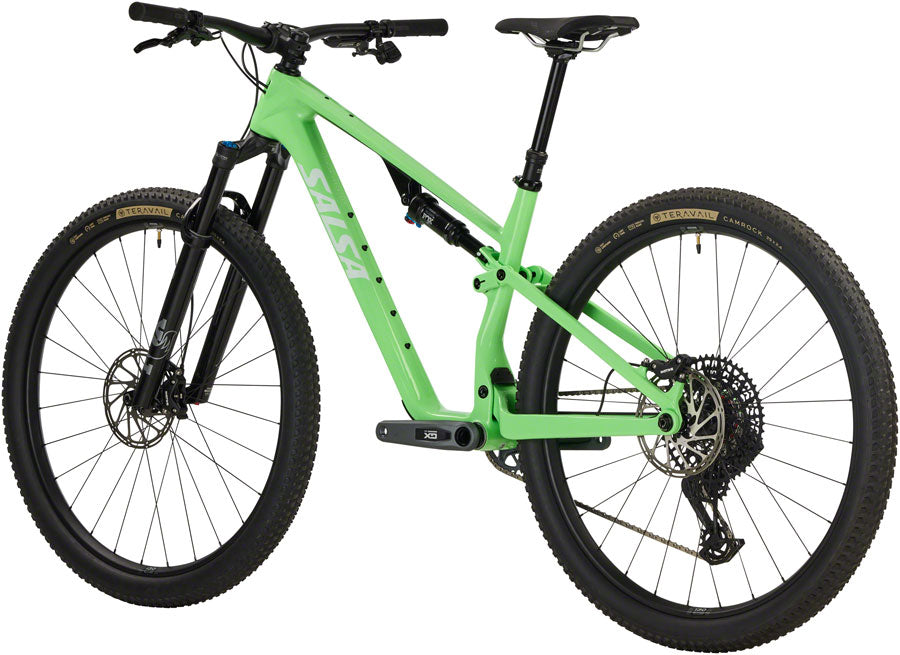 NEW Salsa Spearfish C Deluxe GX AXS Transmission Full Suspension XC Mountain Bike - 29", Carbon, Citrus Green