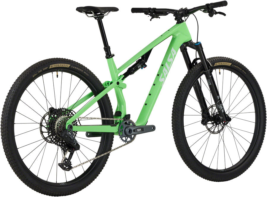 NEW Salsa Spearfish C Deluxe GX AXS Transmission Full Suspension XC Mountain Bike - 29", Carbon, Citrus Green