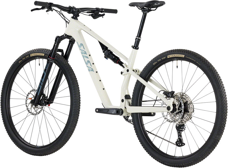 NEW Salsa Spearfish C Deore 12 Full Suspension XC Mountain Bike - 29", Carbon, Bone White - Around the Cycle