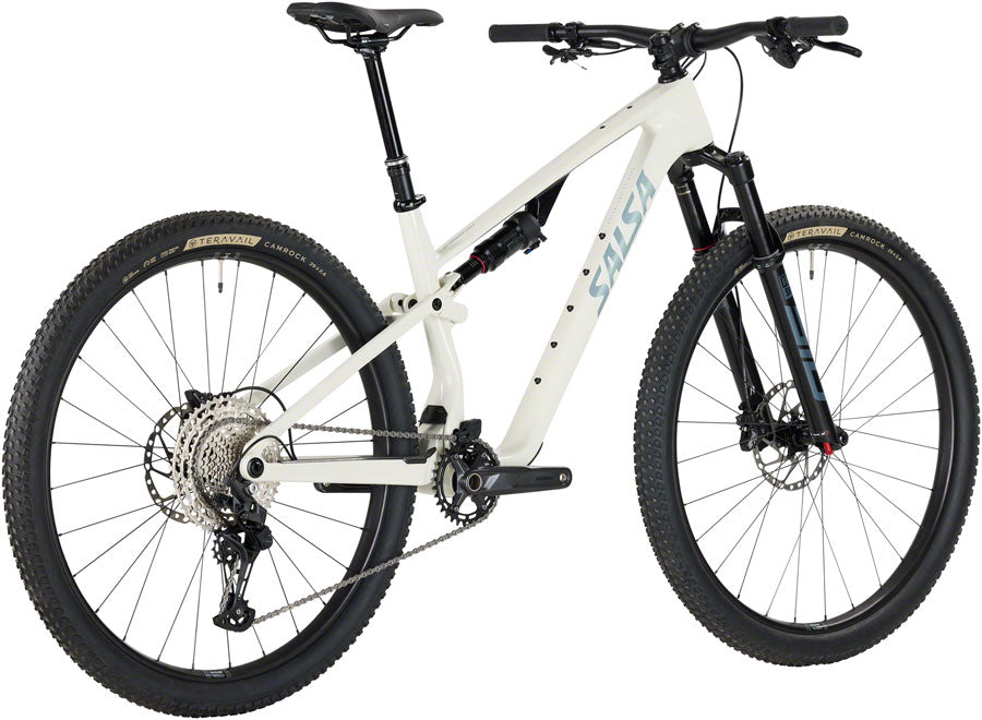 NEW Salsa Spearfish C Deore 12 Full Suspension XC Mountain Bike - 29", Carbon, Bone White - Around the Cycle
