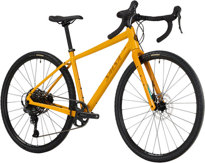NEW Salsa Journeyer Drop Bar Cues 1x11 Gravel Bike - 700c, Aluminum, Mustard - Around the Cycle