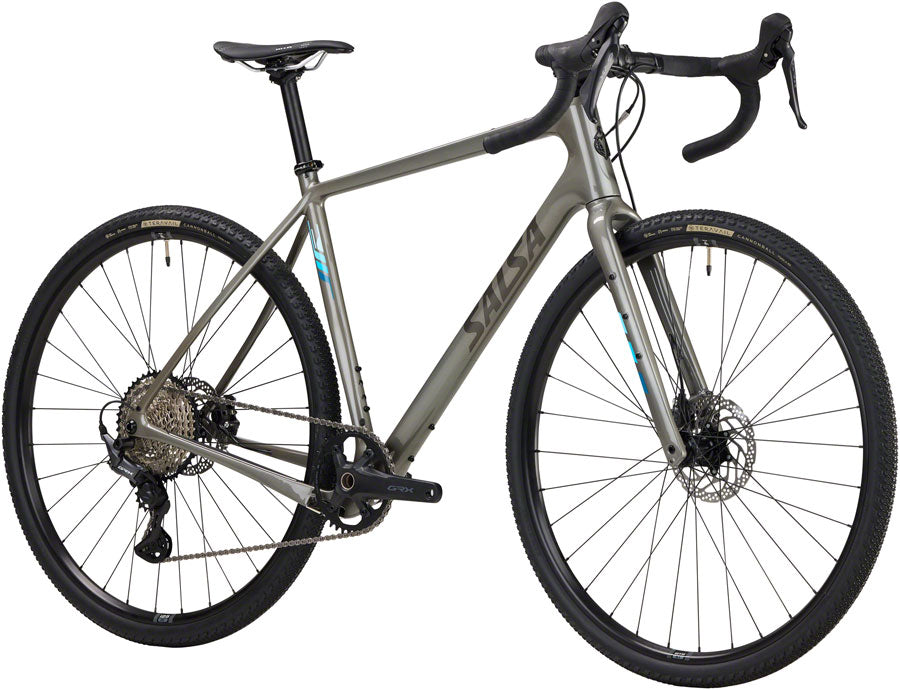 NEW Salsa Warbird C GRX 610 1x12 All-Road Gravel Bike - 700c, Carbon, Dark Grey - Around the Cycle