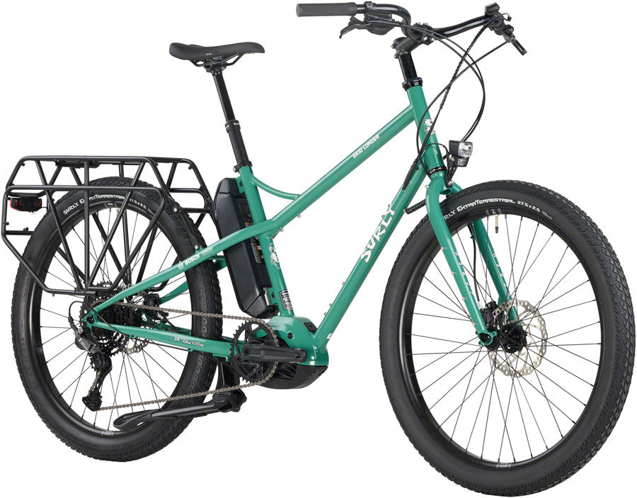NEW Surly Skid Loader Cargo Ebike - 27.5'', Steel, Illegal Smile Green - Around the Cycle