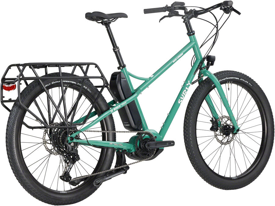 NEW Surly Skid Loader Cargo Ebike - 27.5'', Steel, Illegal Smile Green - Around the Cycle