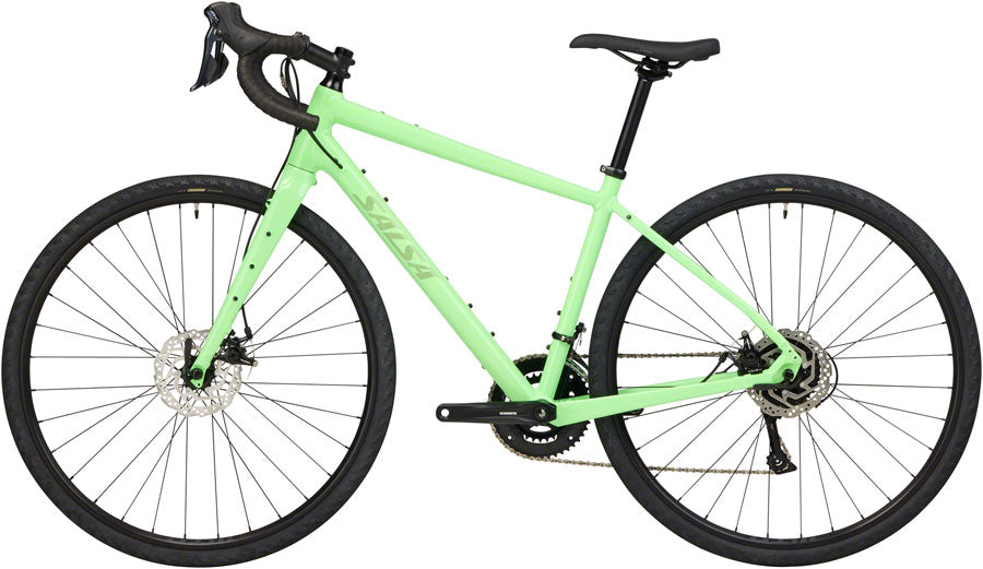 NEW Salsa Journeyer Drop Bar Sora 2x9 Gravel All-Road Bike - 700c, Aluminum, Citrus Green - Around the Cycle