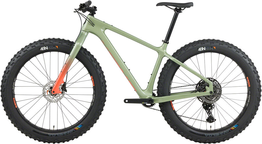 NEW Salsa Beargrease C Cues 11 Fat Bike - 27.5", Carbon, Sage Green - Around the Cycle