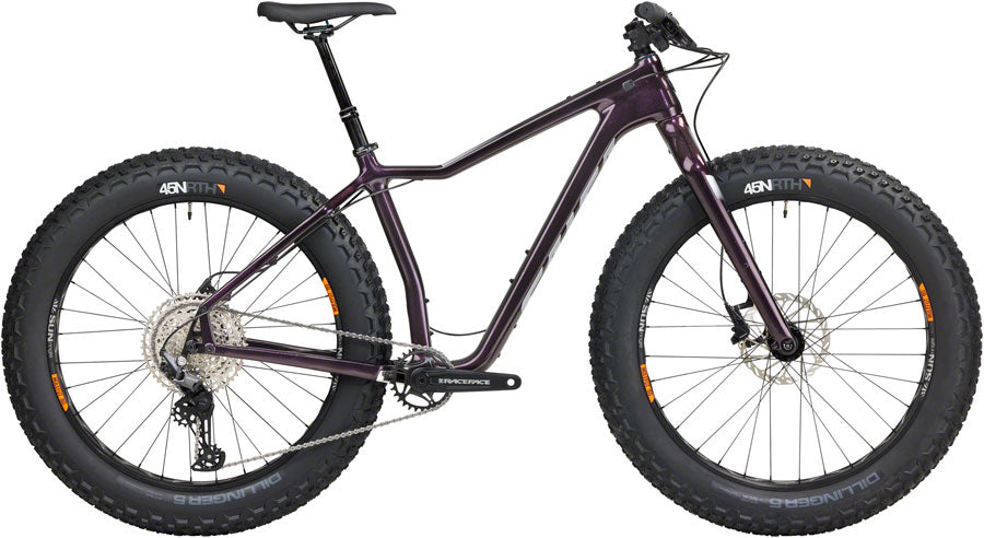 NEW Salsa Heyday! C Deore 12 Fat Bike - 26", Carbon, Black Cherry - Around the Cycle