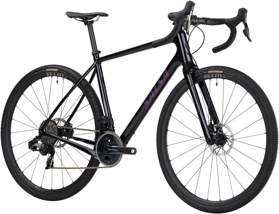NEW Salsa Warbird C Force AXS Wide All-Road Gravel Bike - 700c, Carbon, Gloss Black - Around the Cycle