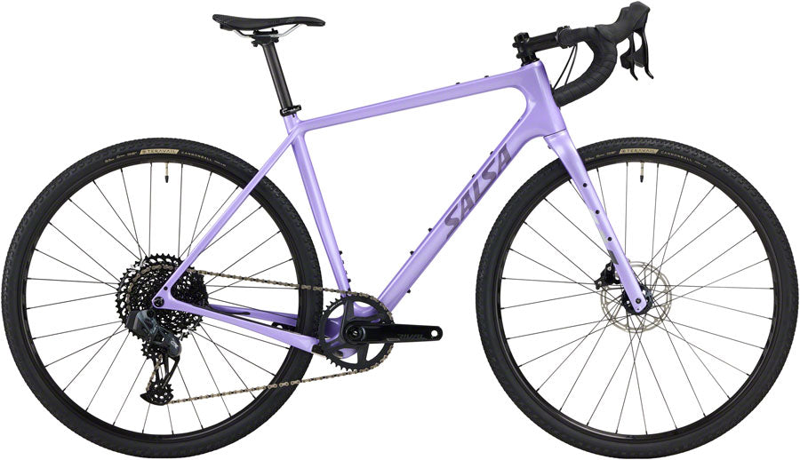 NEW Salsa Warbird C Rival GX Eagle AXS All-Road Gravel Bike - 700c, Carbon, Lilac - Around the Cycle