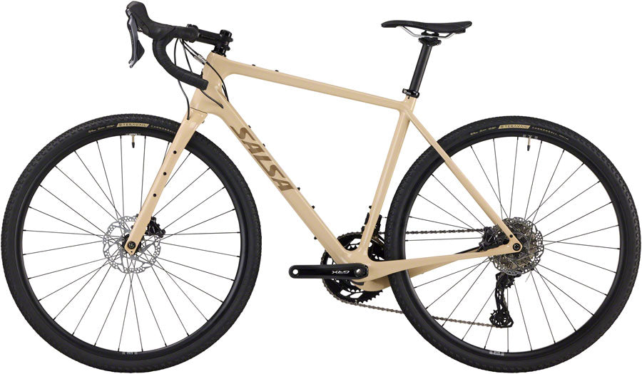 NEW Salsa Warbird C GRX 820 2x12 All-Road Gravel Bike - 700c, Carbon, Tan - Around the Cycle