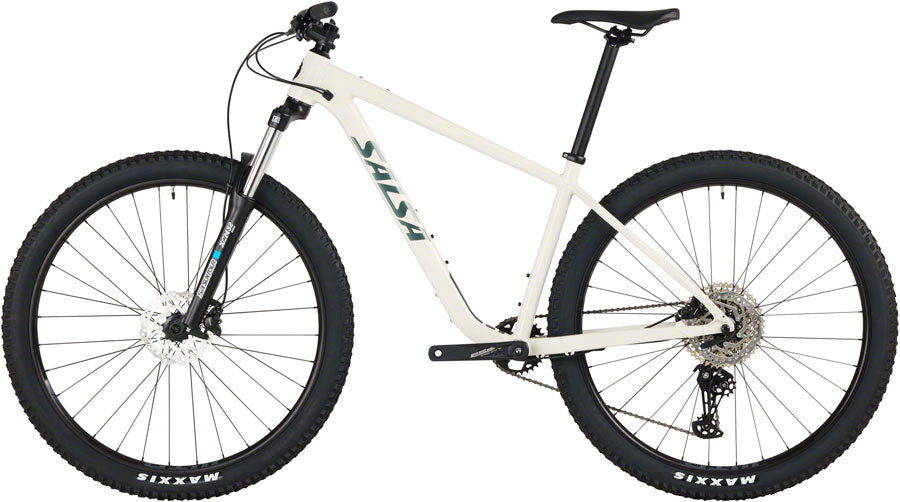 NEW Salsa Rangefinder Deore 10 Hardtail Mountain Bike - 29",  Aluminum, Ceramic White - Around the Cycle