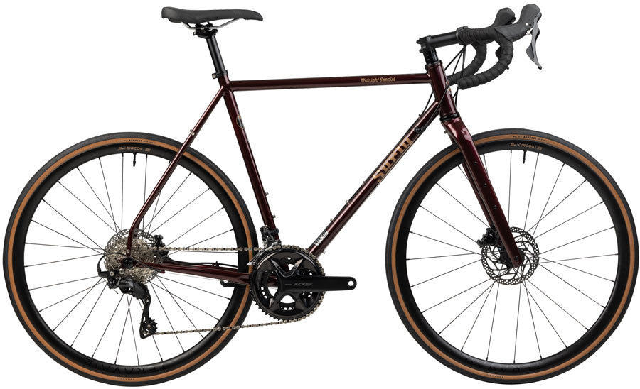 NEW DEMO Surly Midnight Special Bike - 700c, Steel, 105 2x12, Carbon Fork, Black Cherry Fizz, 54cm, GRADE TEST