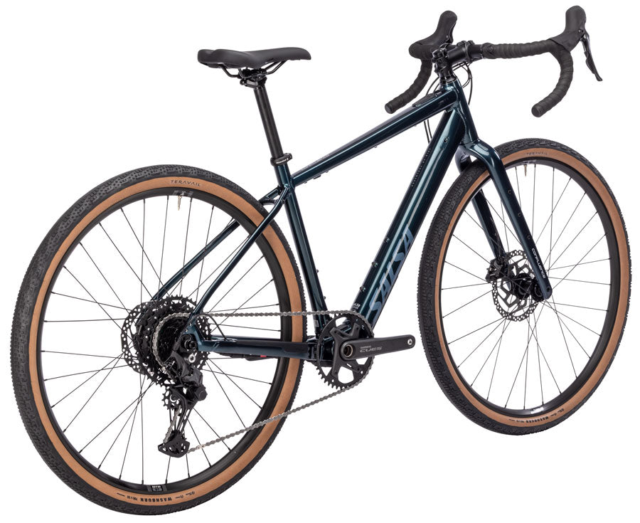 NEW Salsa Confluence Drop Bar Cues 10 Gravel eBike - 700c, Aluminum, Midnight Blue