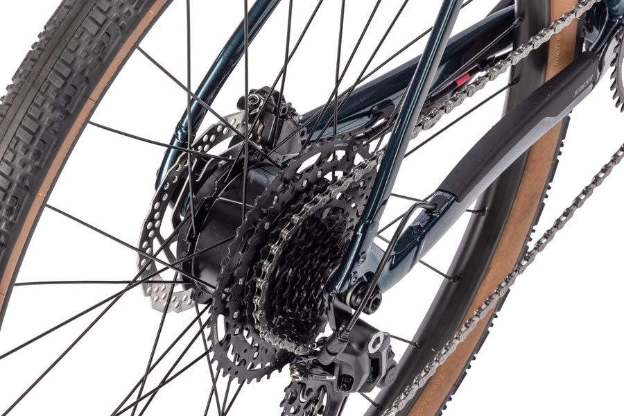 NEW Salsa Confluence Drop Bar Cues 10 Gravel eBike - 700c, Aluminum, Midnight Blue
