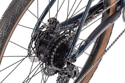 NEW Salsa Confluence Drop Bar Cues 10 Gravel eBike - 700c, Aluminum, Midnight Blue
