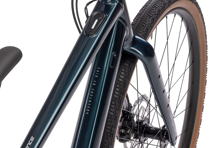 NEW Salsa Confluence Drop Bar Cues 10 Gravel eBike - 700c, Aluminum, Midnight Blue