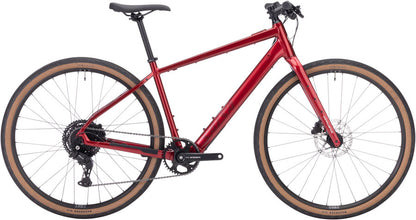 NEW Salsa Confluence Flat Bar Essa 8 eBike - 700c, Aluminum, Canyon Red - Around the Cycle