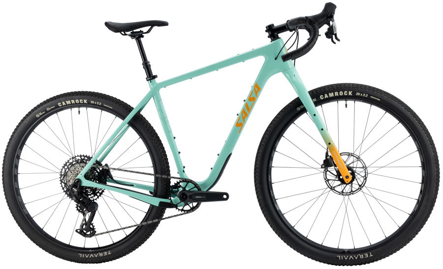 NEW Salsa Cutthroat C Apex S1000 AXS Transmission Adventure / Bikepacking Bike - 29", Carbon, Spearmint Green