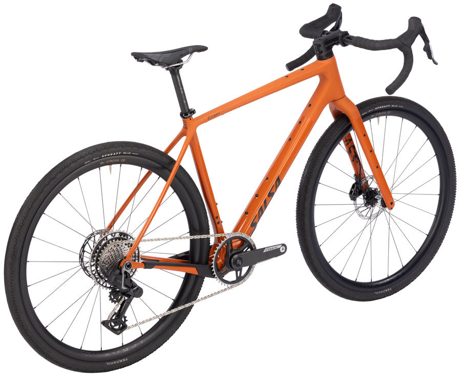 NEW Salsa Flyway C DLX Force XPLR AXS 13 Gravel / All-Road Bike - 700c, Carbon, Amber