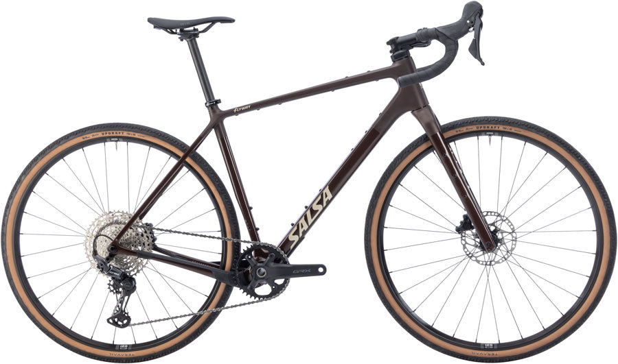 NEW Salsa Flyway C GRX 610 12 Gravel / All-Road Bike - 700c, Carbon, Dark Umber, X-Small