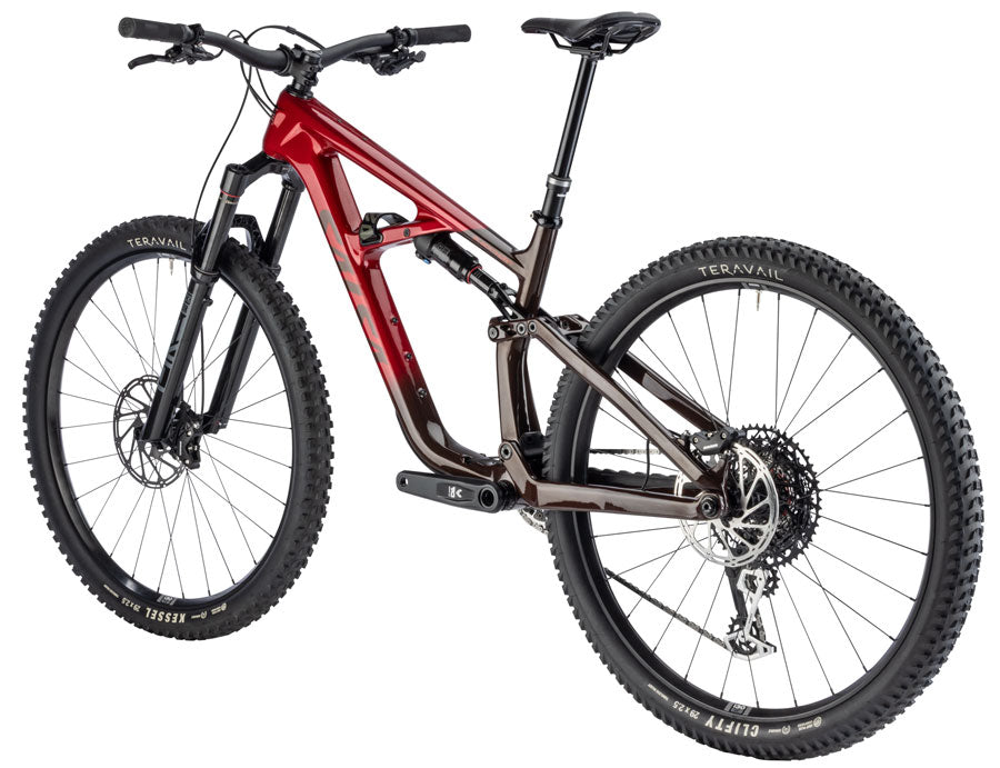 NEW Salsa Blackthorn 125 C Eagle 90 Transmission Trail Mountain Bike - 29", Carbon, Dark Umber/Canyon Red