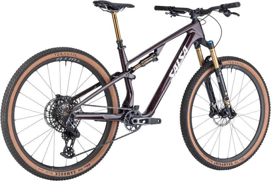 NEW Salsa Spearfish C Deluxe XO AXS Transmission Full Suspension XC Mountain Bike - 29", Carbon, Deep Orchid Carbon