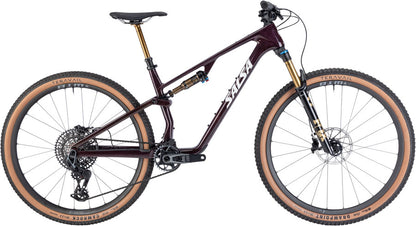NEW Salsa Spearfish C Deluxe XO AXS Transmission Full Suspension XC Mountain Bike - 29", Carbon, Deep Orchid Carbon