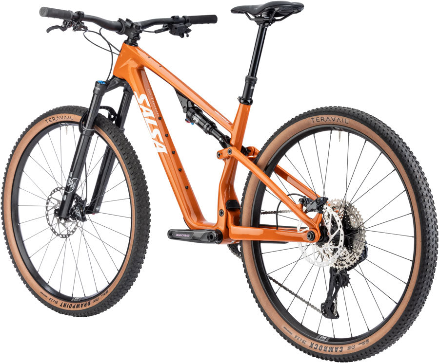 NEW Salsa Spearfish C Deore Di2 Full Suspension XC Mountain Bike - 29", Carbon, Amber