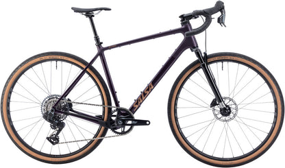 NEW Salsa Flyway C Rival XPLR AXS 13 SUS Gravel / All-Road Bike - 700c, Carbon, Blackberry, Small