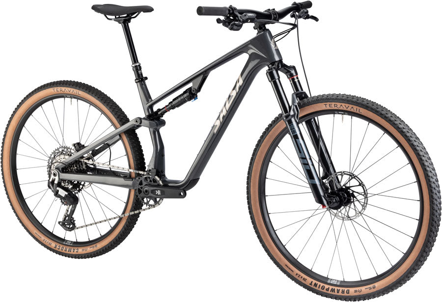 NEW Salsa Spearfish C Eagle 90 Full Suspension XC Mountain Bike - 29", Carbon, Graphite Gray
